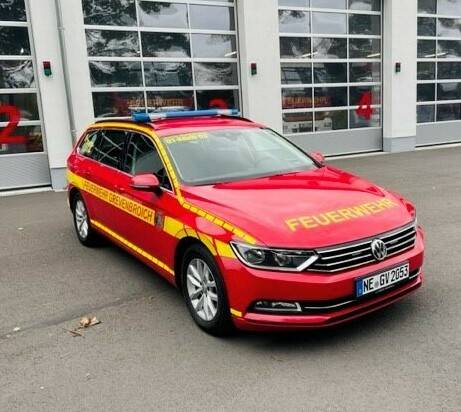 Feuerwehr Grevenbroich erhält neuen Kommandowagen für