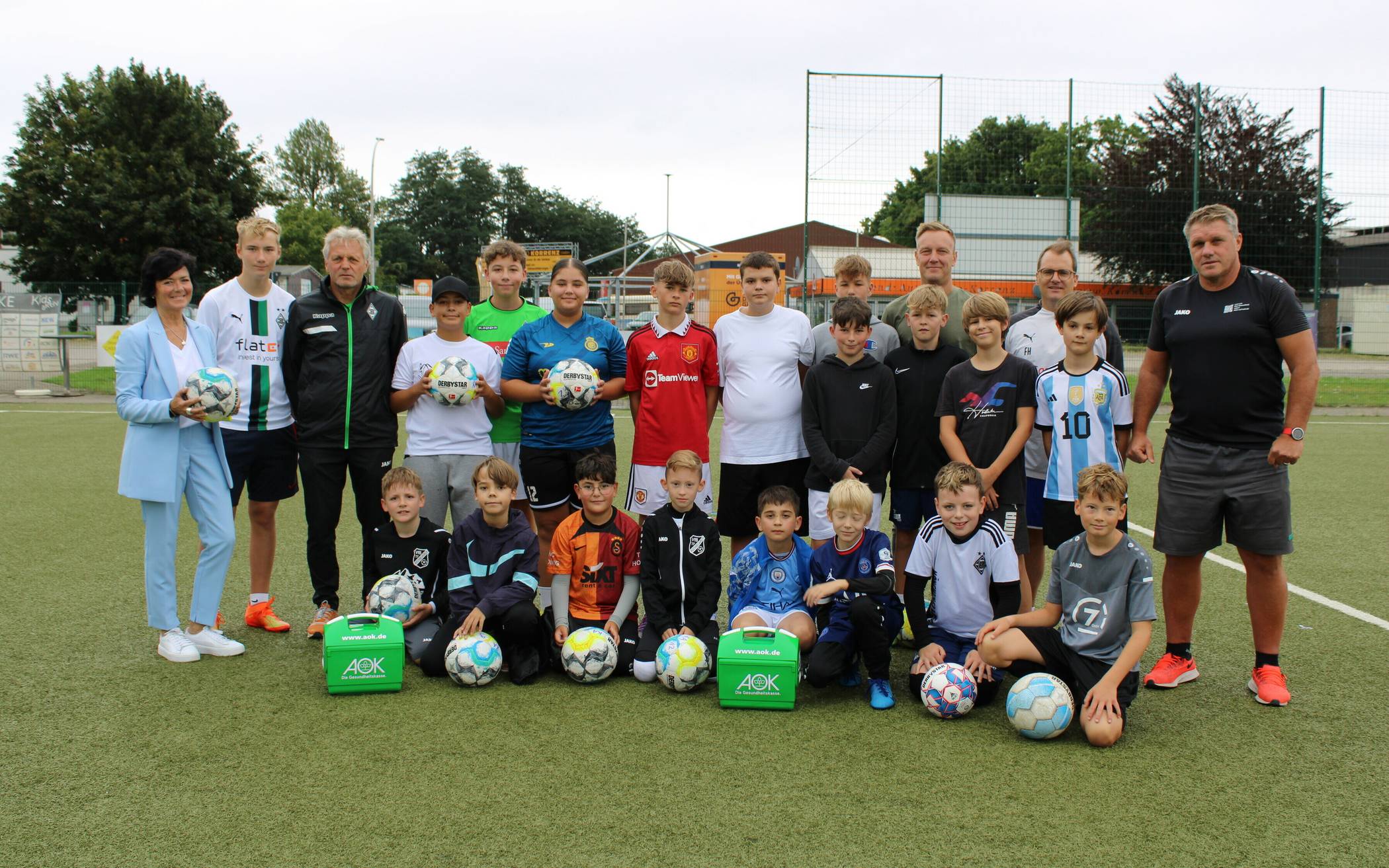 Ein besonderer Trainings-Start für junge Kicker