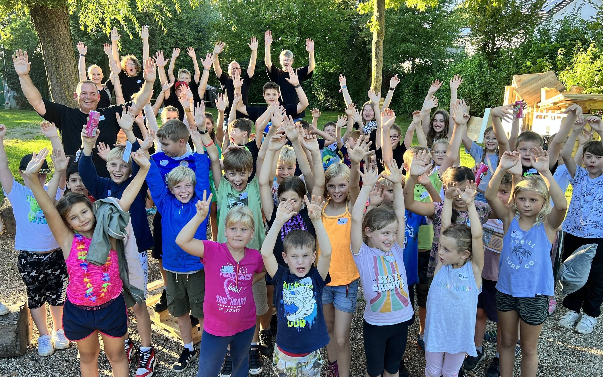 Kids und Betreuer freuten sich über die gelungene Premiere des Sommercamps.  