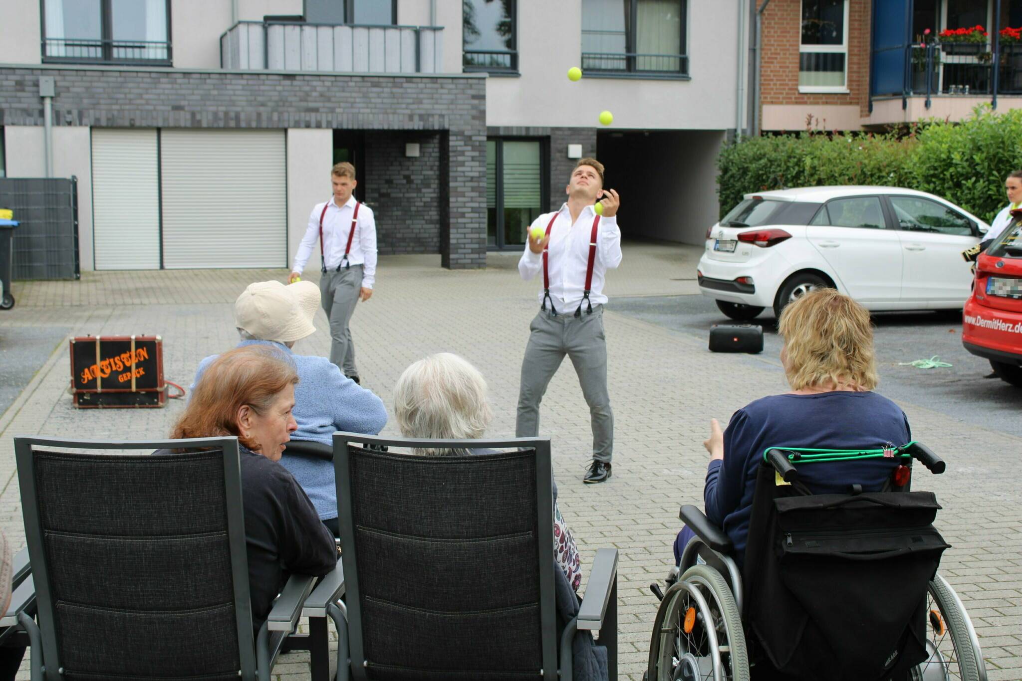 Für die Senioren gab es eine kleine Privatvorstellung des Circus Traber.  