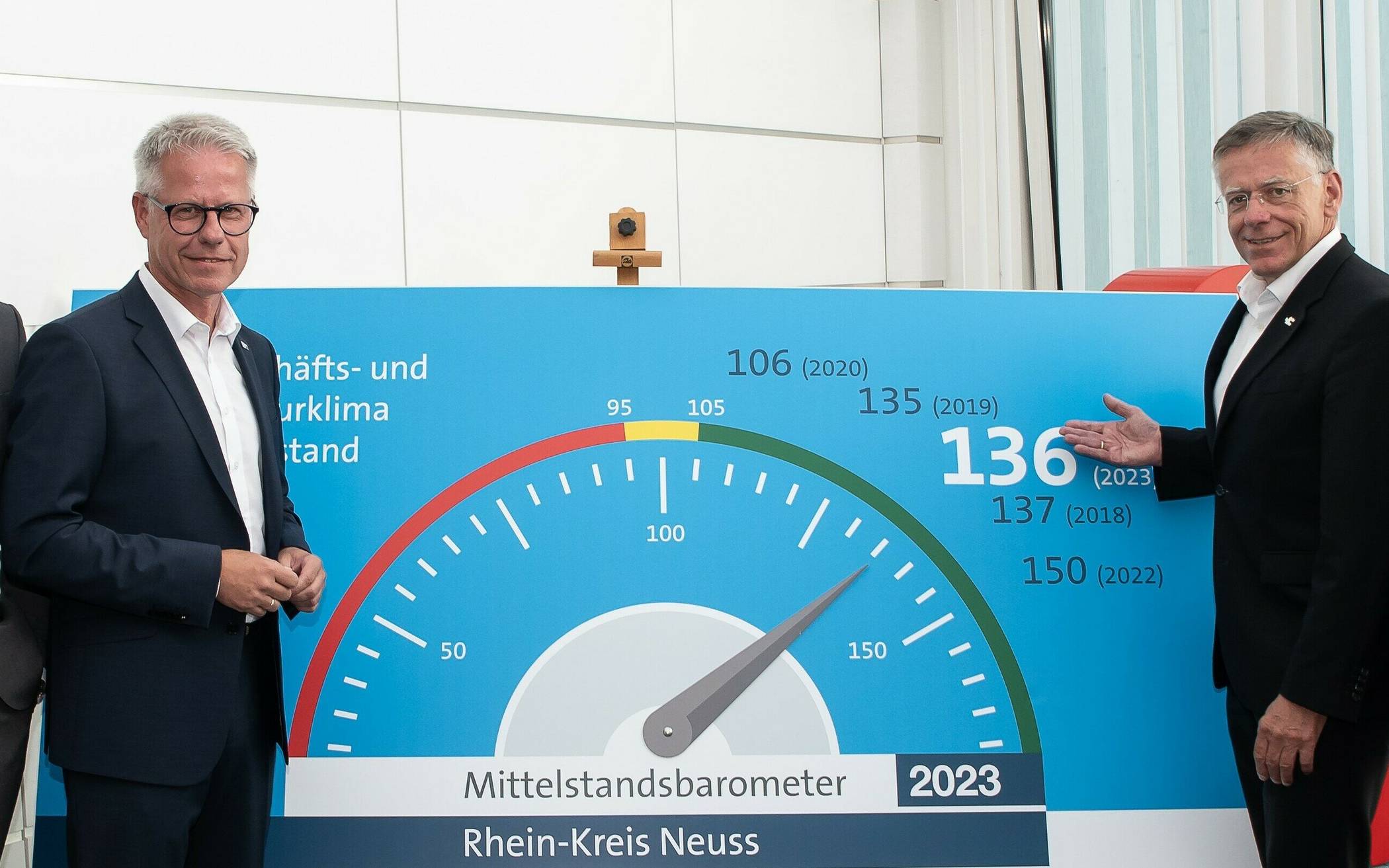 Stellten die Ergebnisse des "Mittelstandsbarometers" vor: