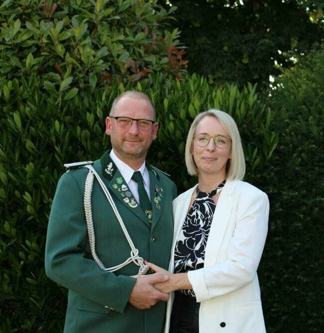Das Adjutantenpaar Jürgen und Brigitte Müller.