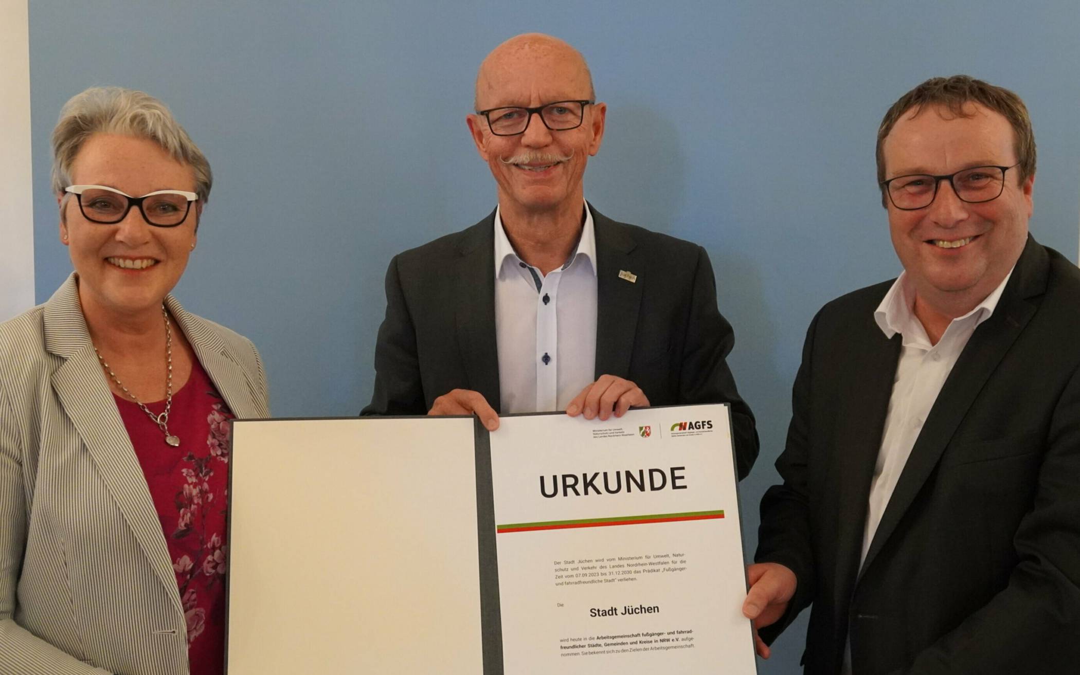  Von links nach rechts: Christine Fuchs, Harald Zillikens und Oliver Krischer. 
