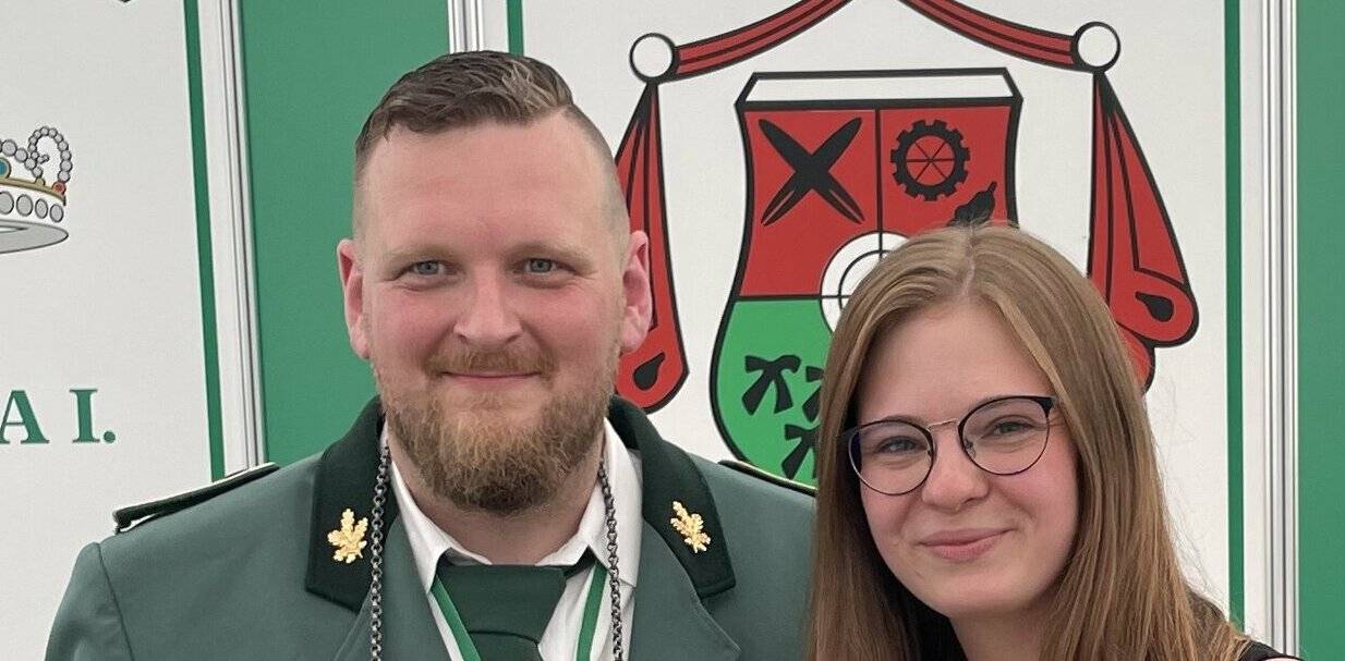 Kevin Sierra und Isabelle Heidbüchel sind das neue Kronprinzenpaar von Hochneukirch.   