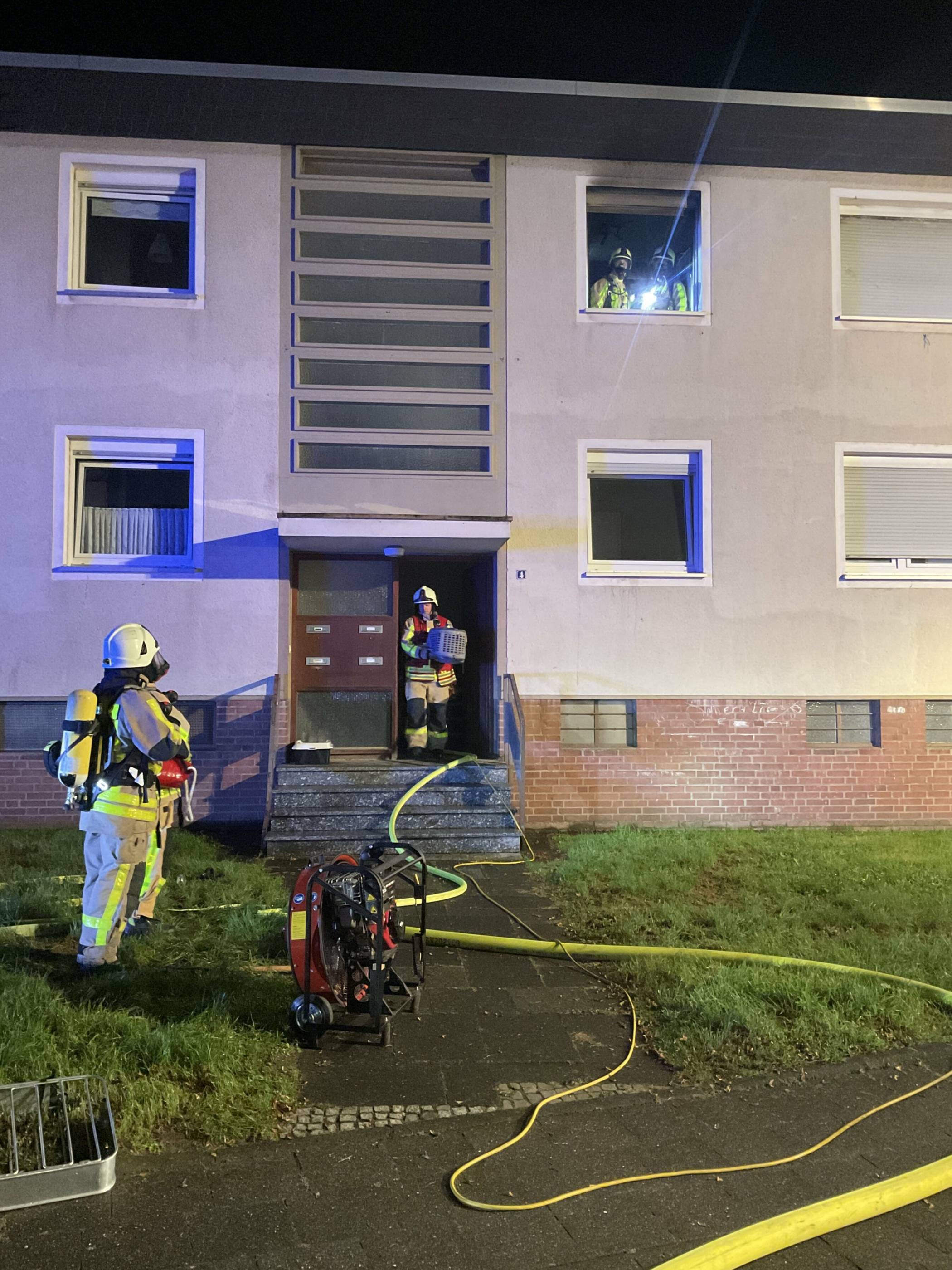 Wohnungsbrand in Gustorf