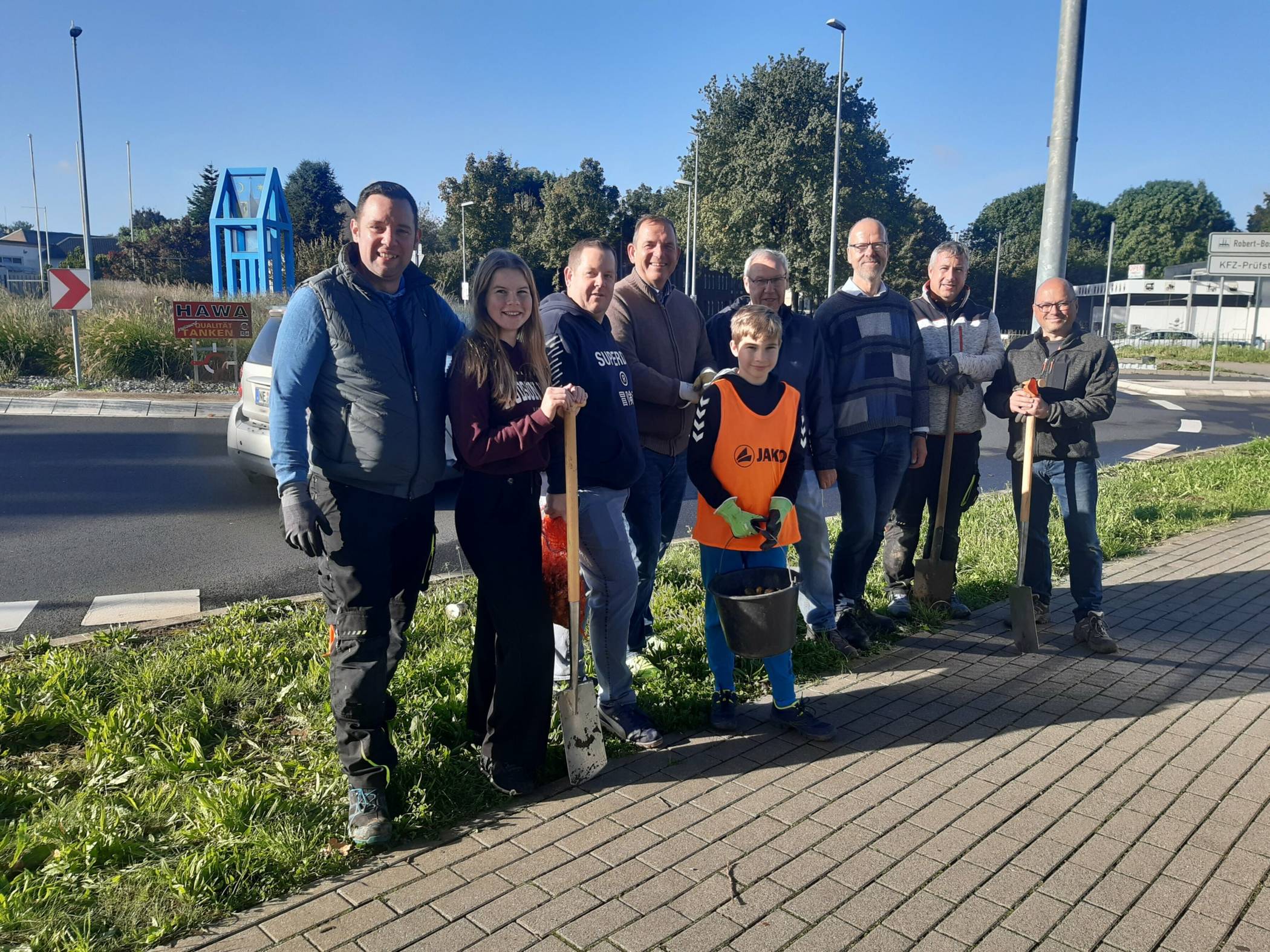  Pflanzaktion Bürgerstiftung Jüchen und BSHV Jüchen 