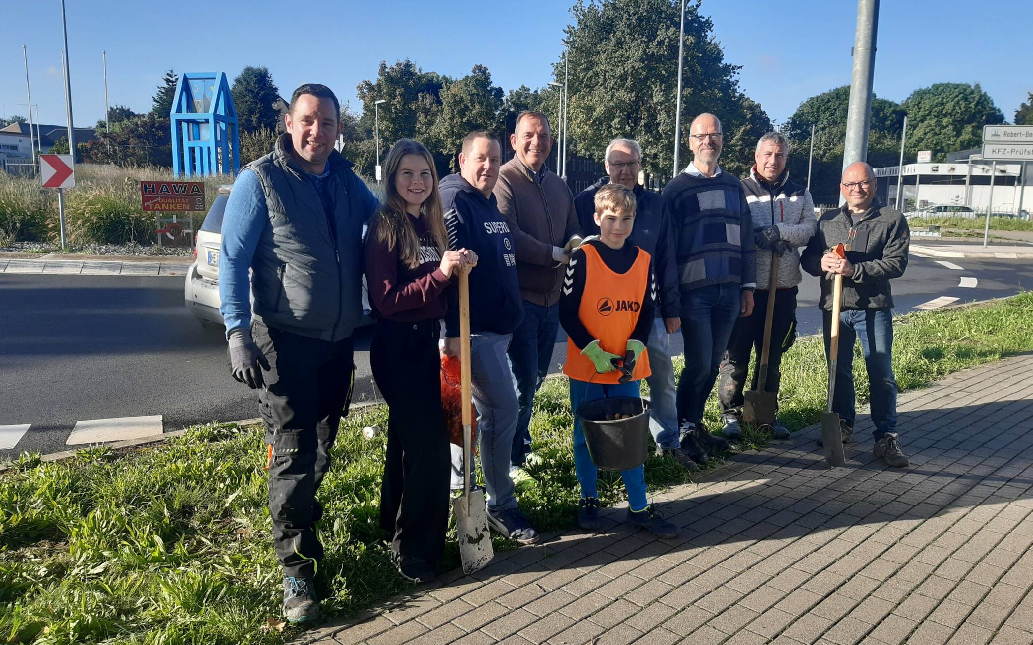 Pflanzaktion Bürgerstiftung Jüchen und BSHV Jüchen