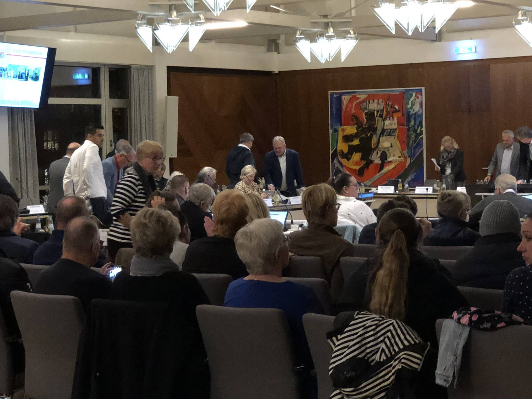  Großes Bürger-Interesse an der jüngsten Ratssitzung. 