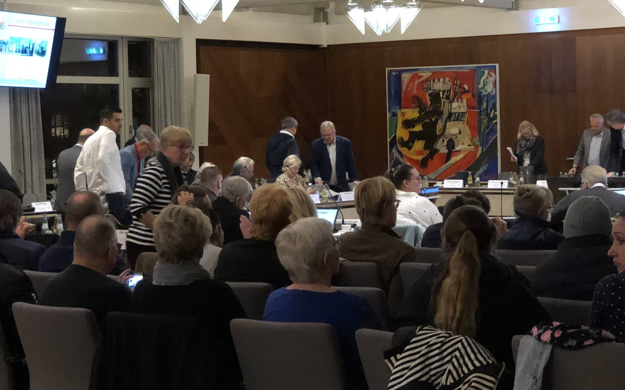 Großes Bürger-Interesse an der jüngsten Ratssitzung.