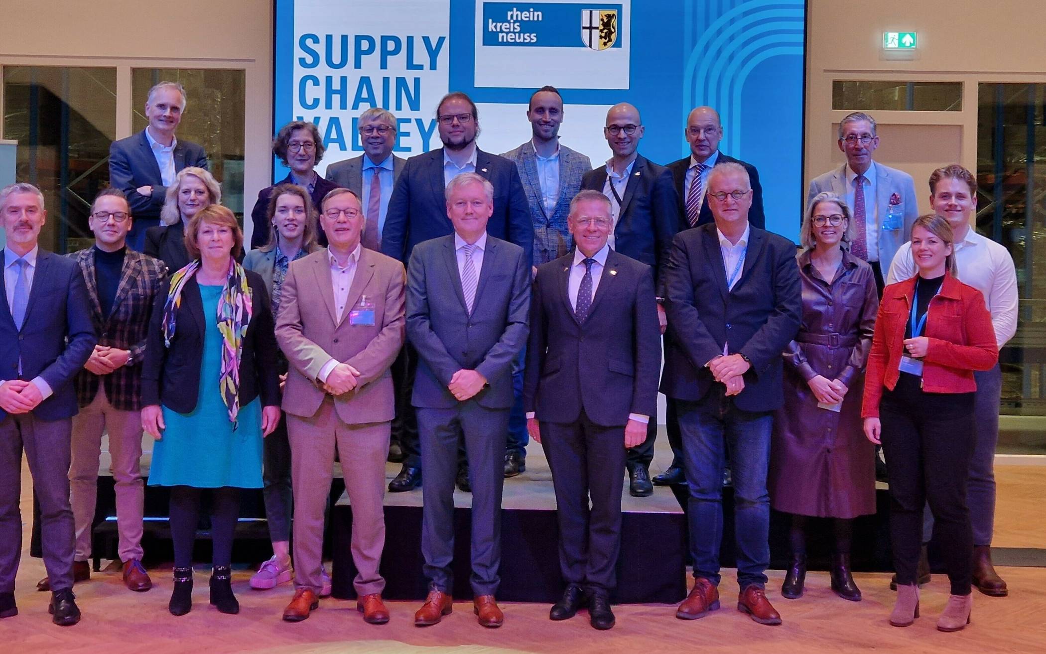 Im „Supply Chain Valley“: die Vertreter