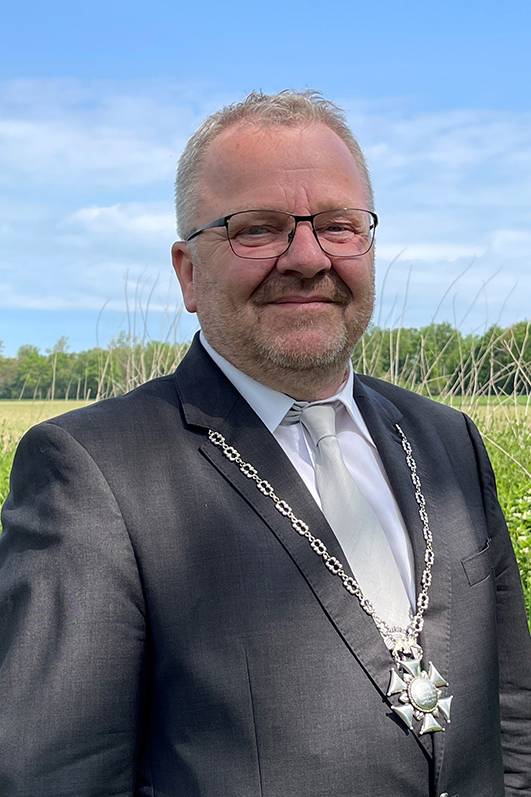 Neukirchens Schützen-Präsident Wolfgang Kaiser.