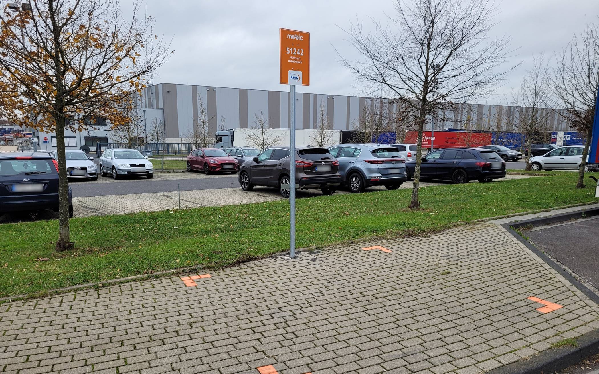 Die Rückgabestation im Industriepark „Mühlen-Erft§ ist