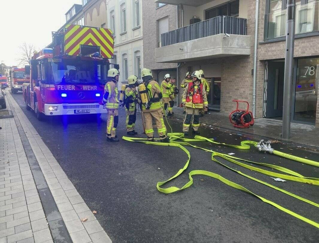 Kleinbrand in einer Wohnung an der