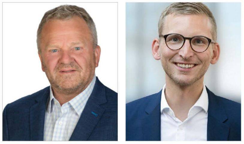 CDU-Fraktions-Chef Wolfgang Kaiser.und SPD-Fraktions-Chef Daniel Rinkert.
