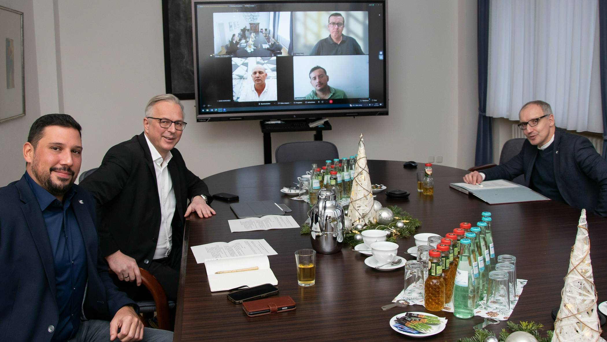 Austausch mit neuem Bürgermeister aus der Partnergemeinde Campohermoso