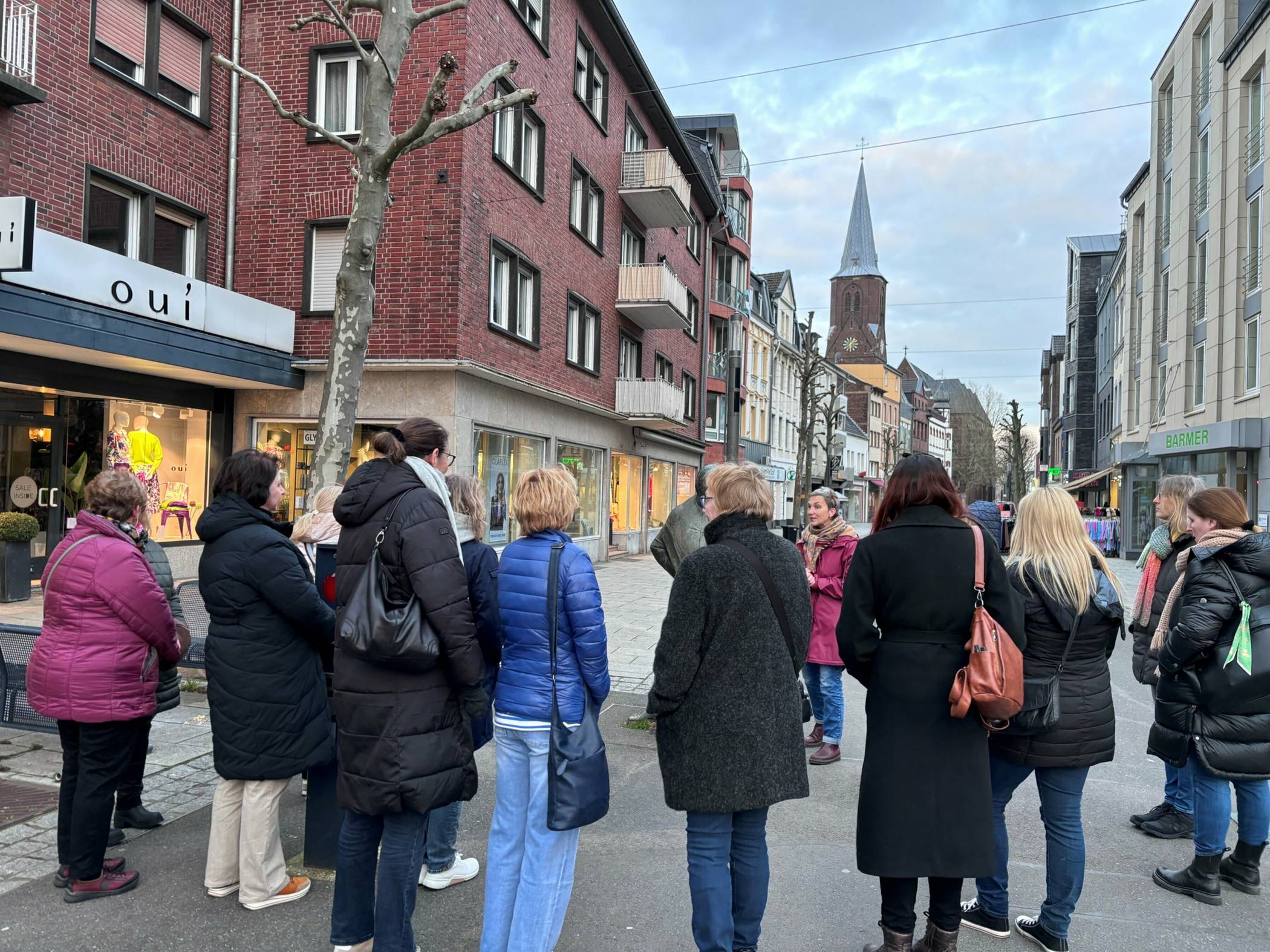  Eine Stadtführung durch Grevenbroich bot Stadtführerin Anja Heling zum Internationalen Frauentag an.  