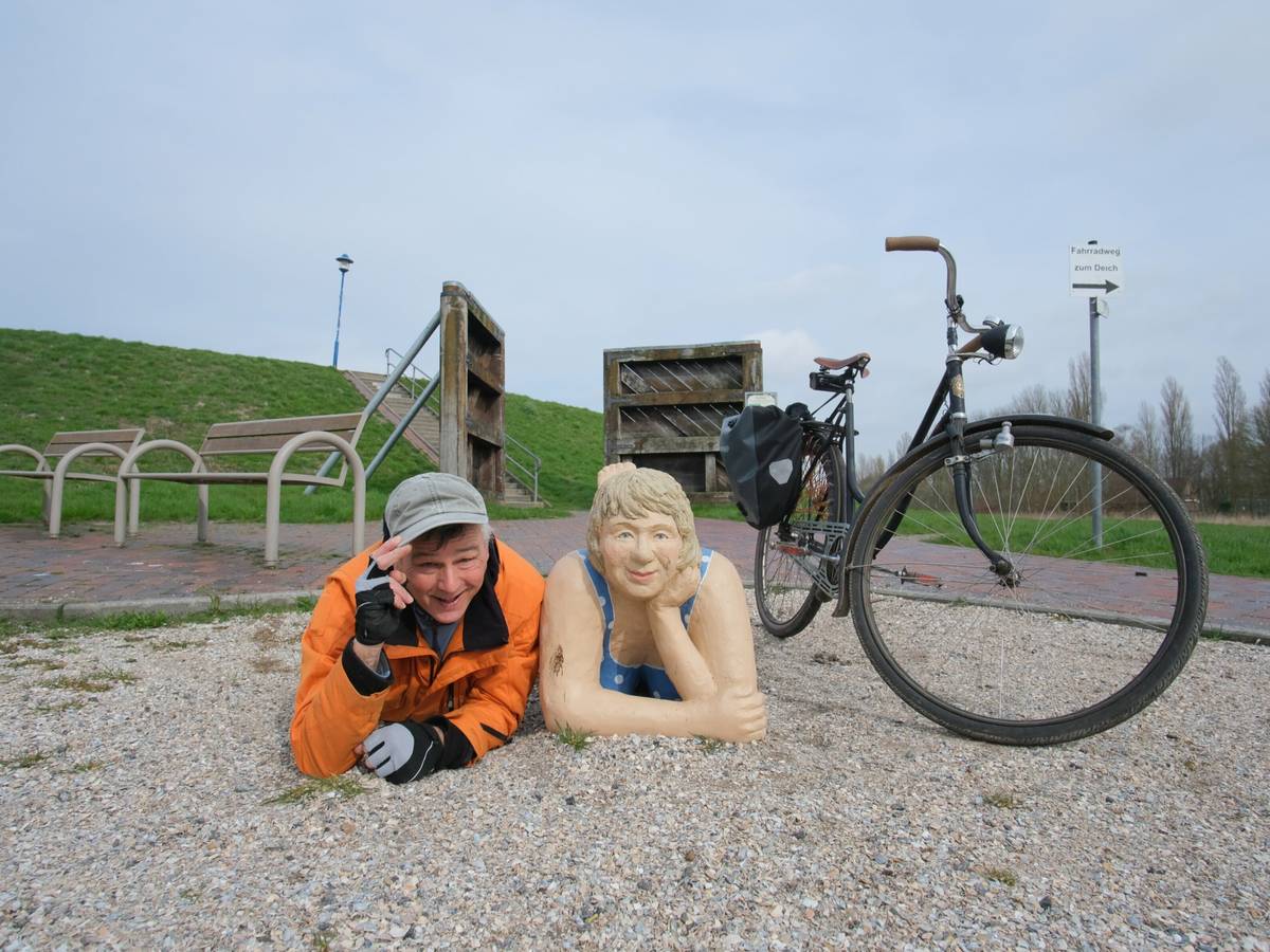 Die alte „Griet“ leistete wirklich treue Dienste bis zur Fischbude in Greetsiel
