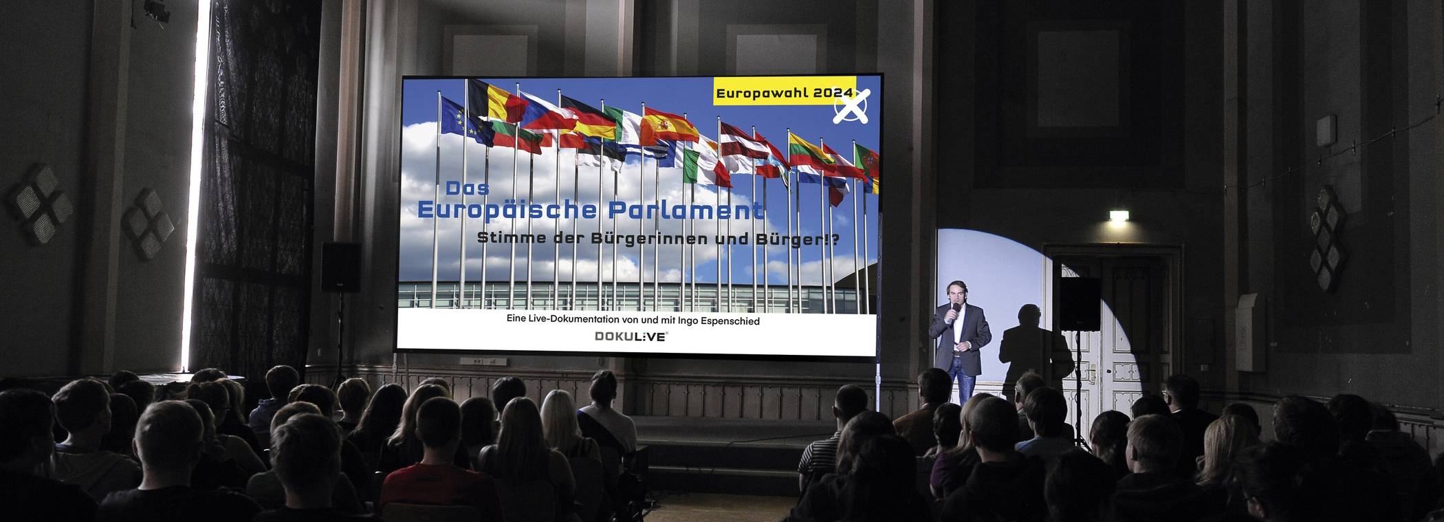 Ingo Espenschied kommt mit seiner „DOKULIVE-Vorführung“ nach Bedburg.
