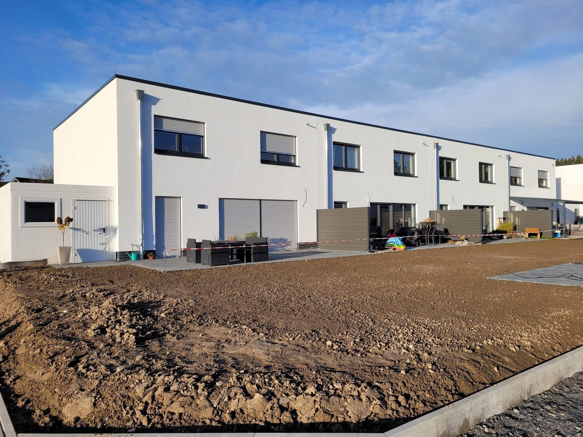 Ein Bild aus der Ressourcenschutzsiedlung  Kaster aus der Bauzeit. Foto: SBed.