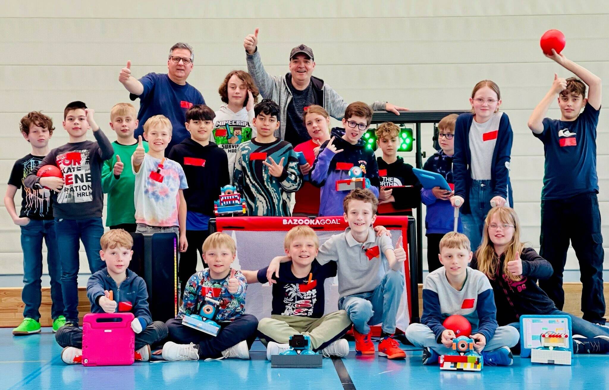 Kids ließen Roboter gegeneinander spielen