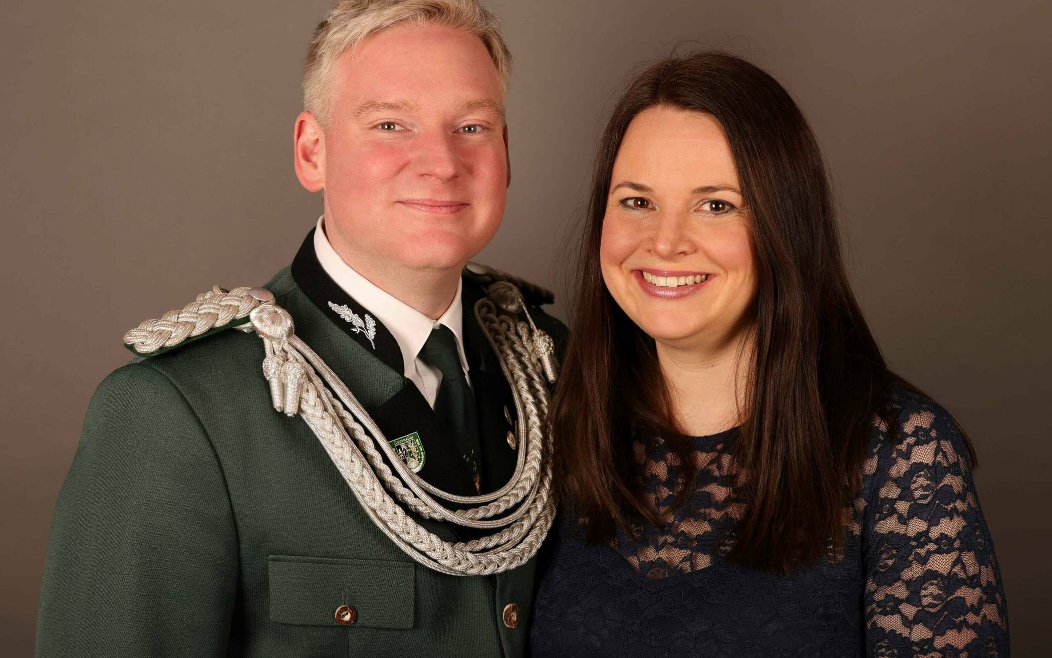Peter und Alena Janke sind das Garzweiler Schützenkönigspaar.   