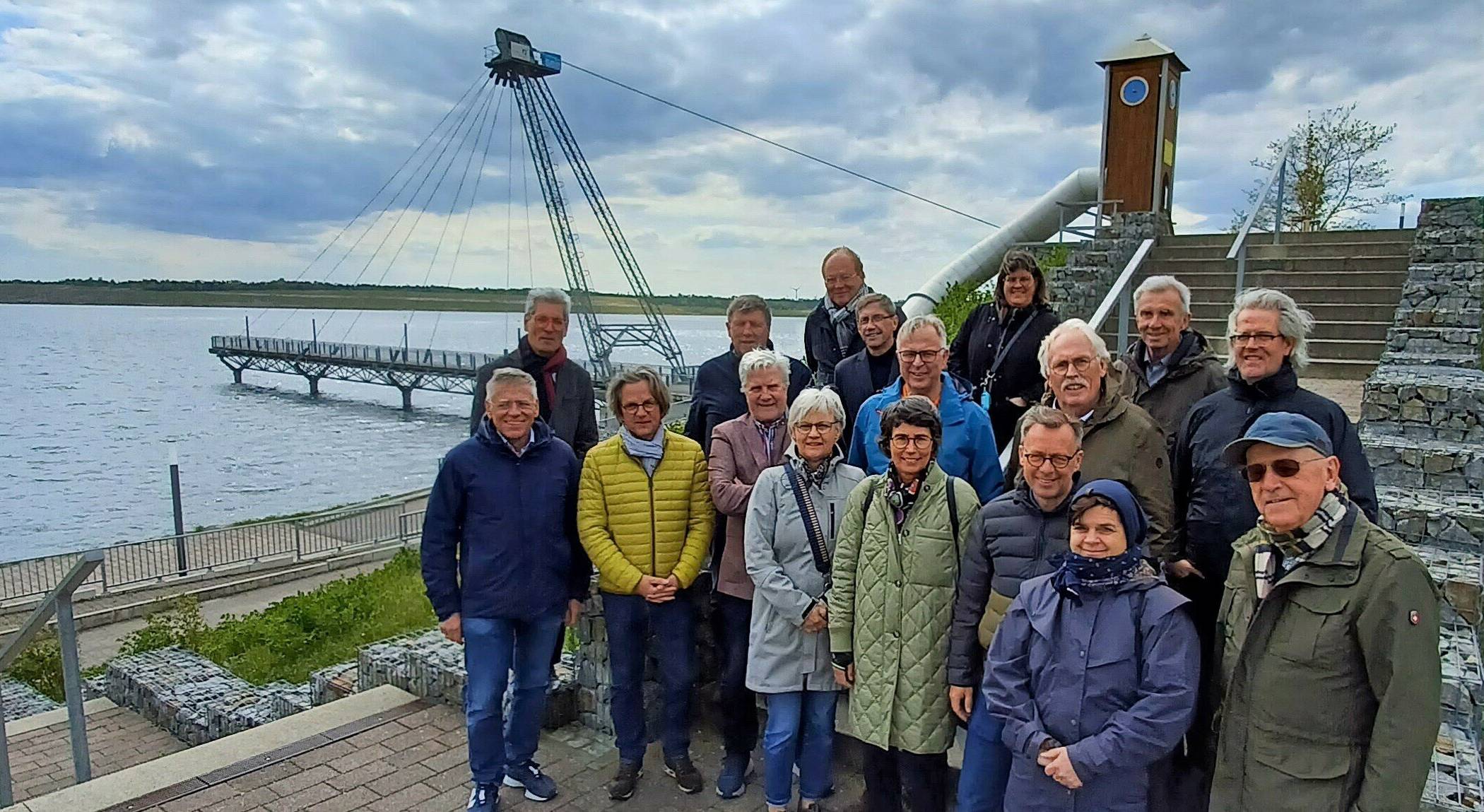 Gruppenbild am Großräschener See: Die CDU-Fraktion