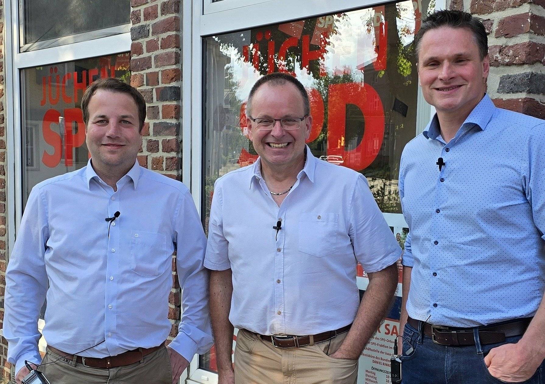 Von links: Stellvertretender Ortslandwirt Markus Mohren,