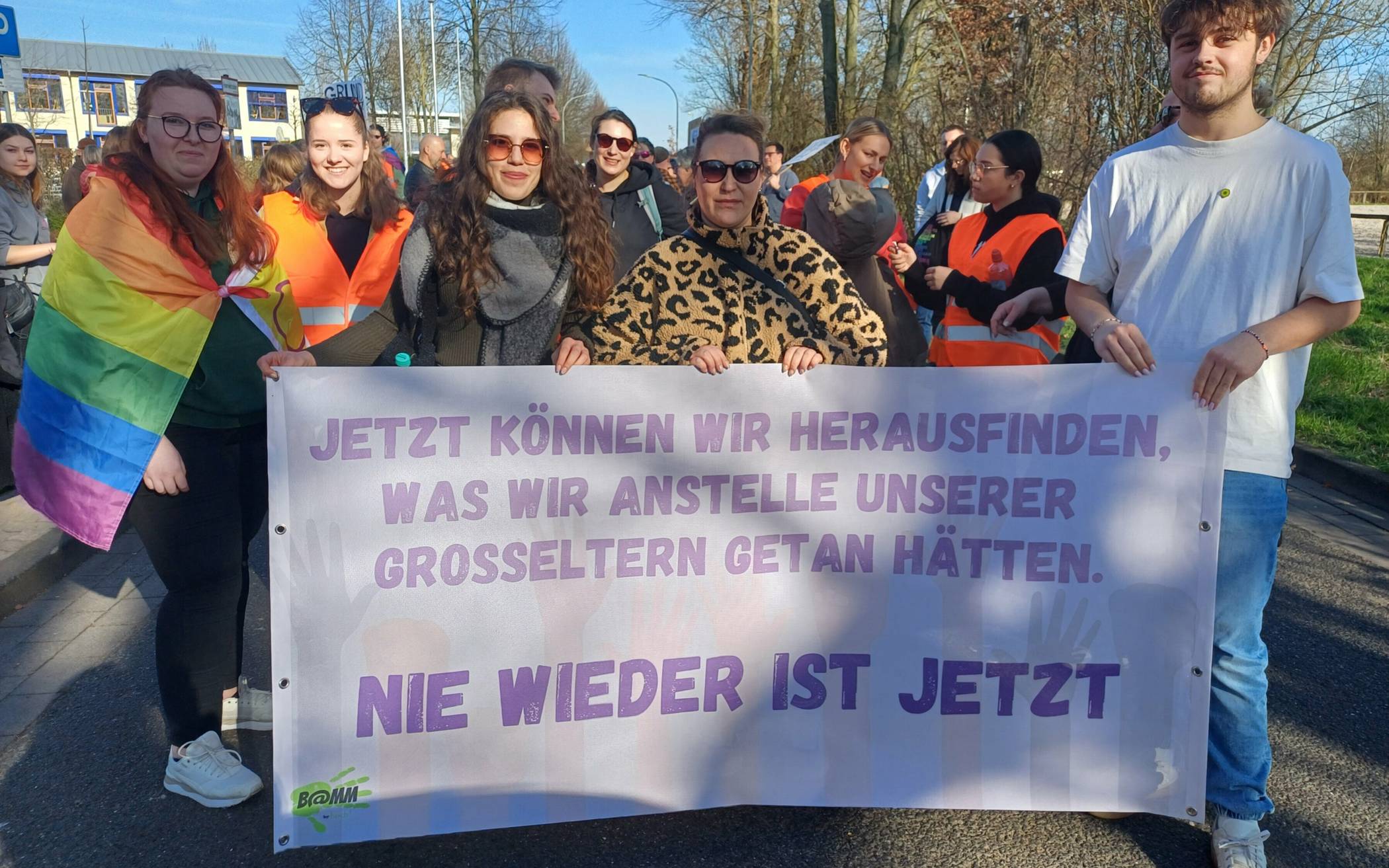 Startschuss der Aktionen des Jüchener Bündnisses