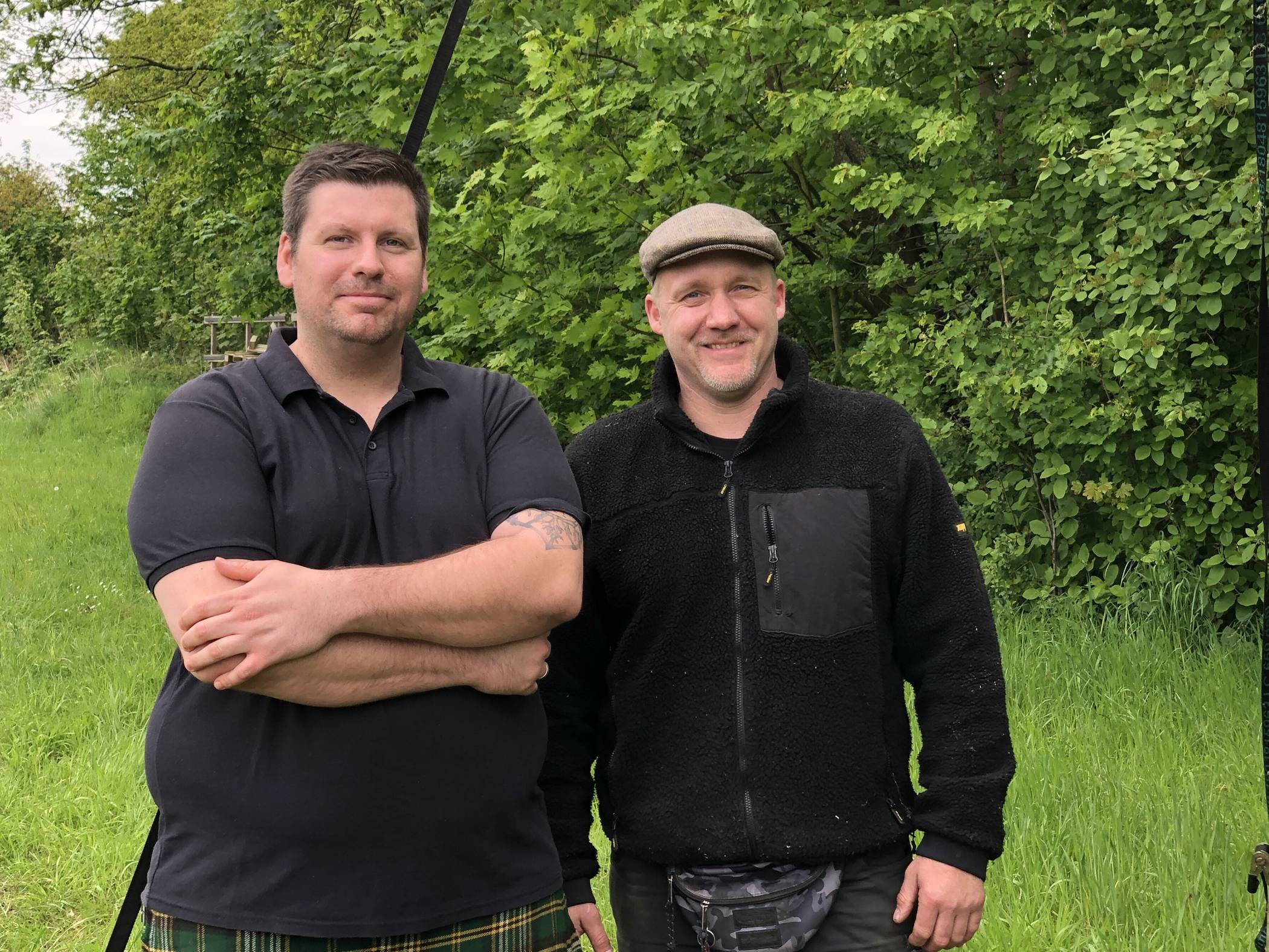 André Gilles (ehemaliger Vorsitzender) und Sascha Voigt (Vorsitzender).