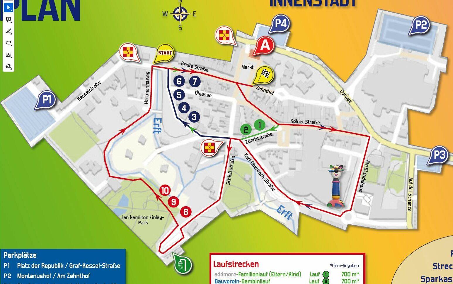  City-Lauf Plan 