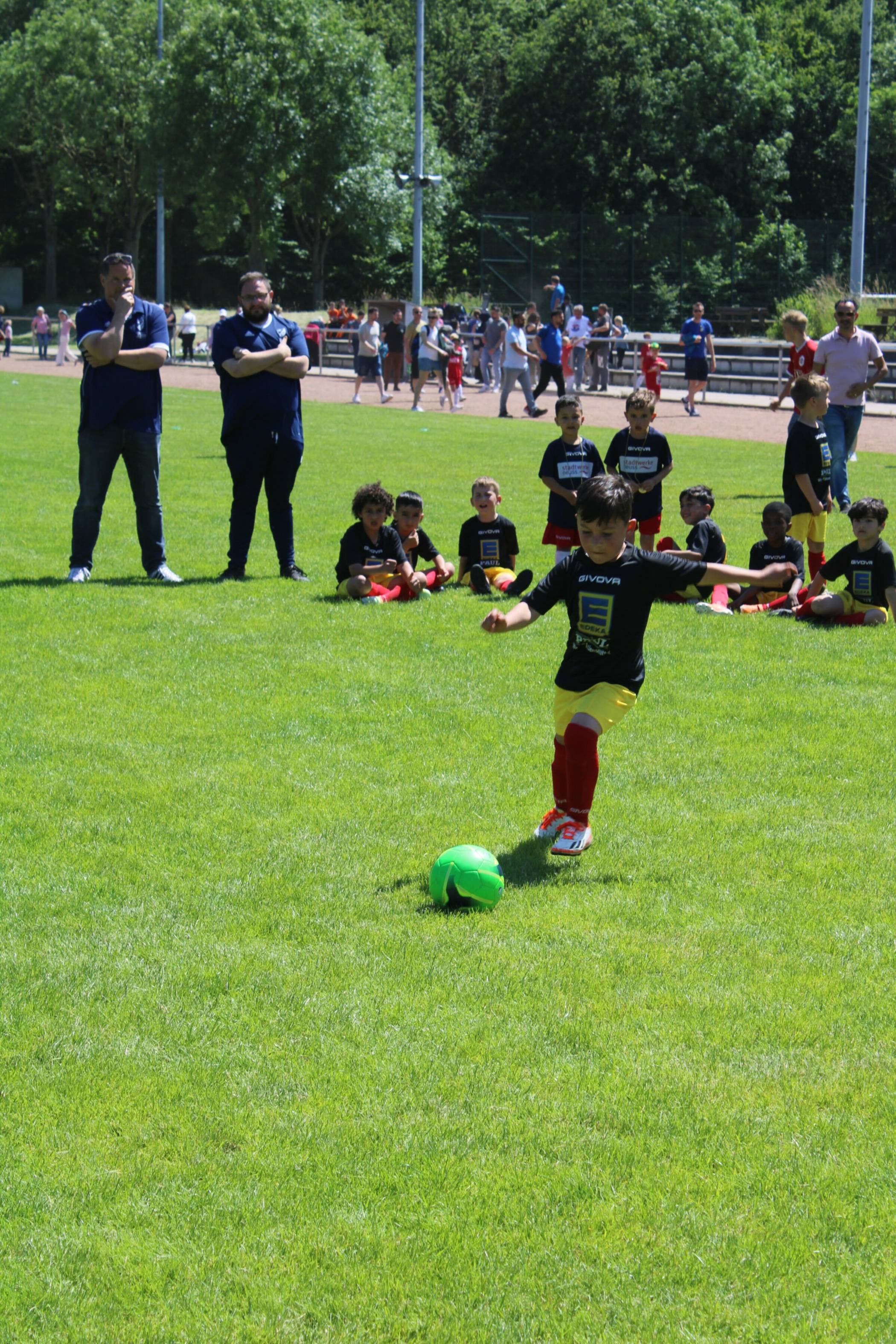 Elfmeterschießen im Halbfinale zwischen SC Kapellen 1 und FC...