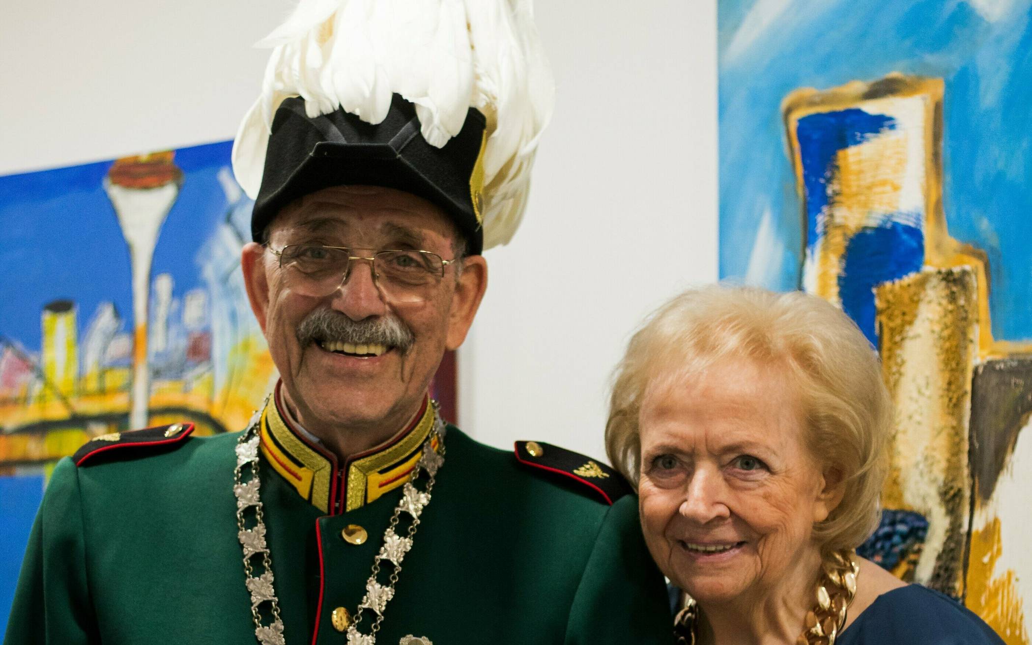 Das Königspaar Wolfgang und Gertrud Haus.