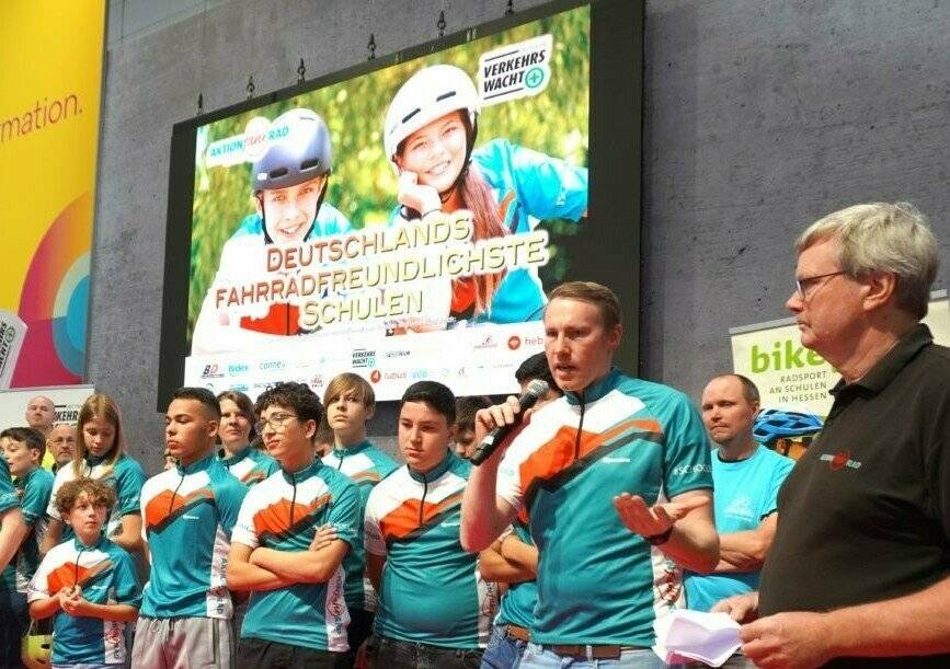 Die Auszeichnung während der „Eurobike’-Messe, einer
