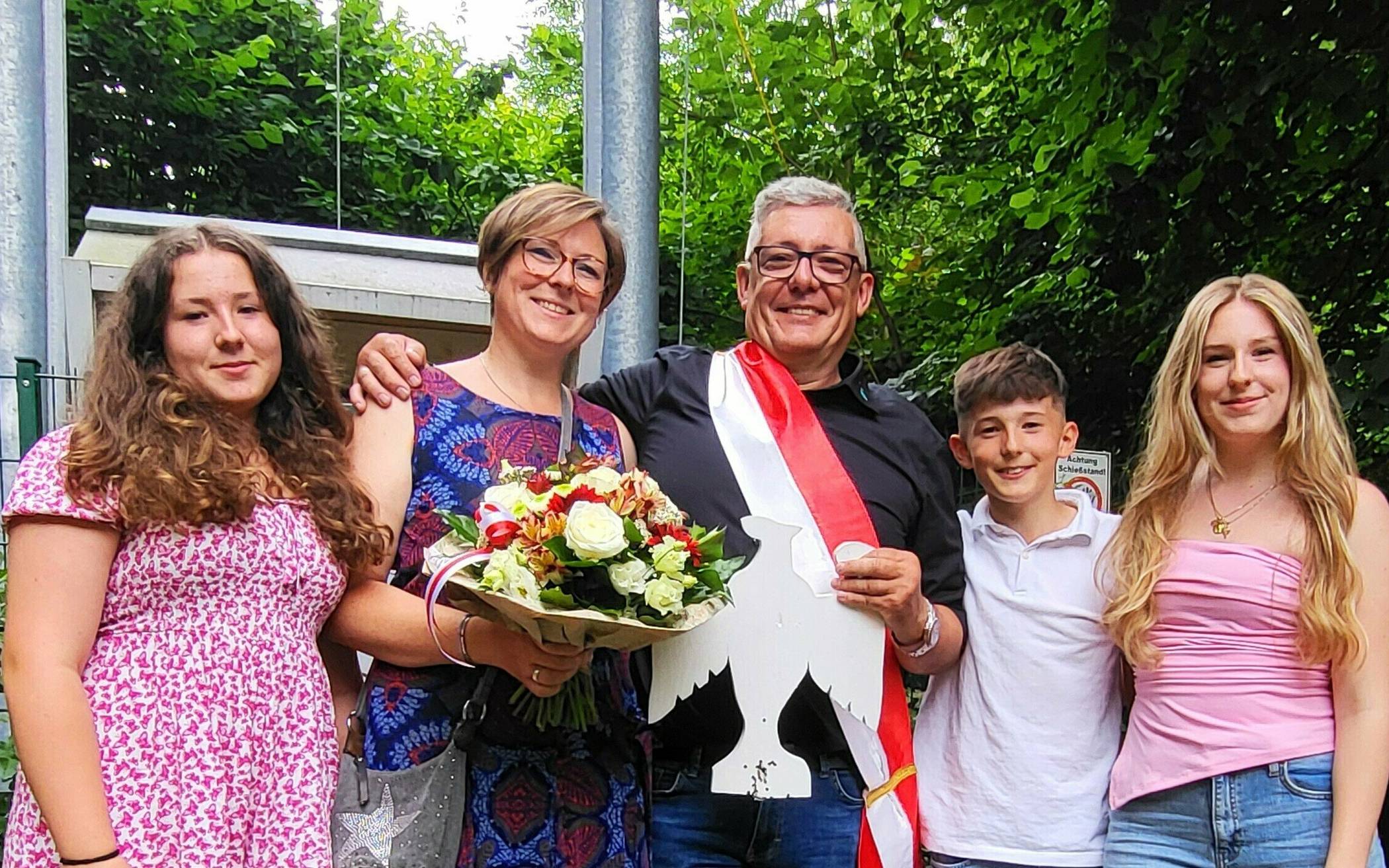 Miguel Coro Garcia mit seiner Familie
