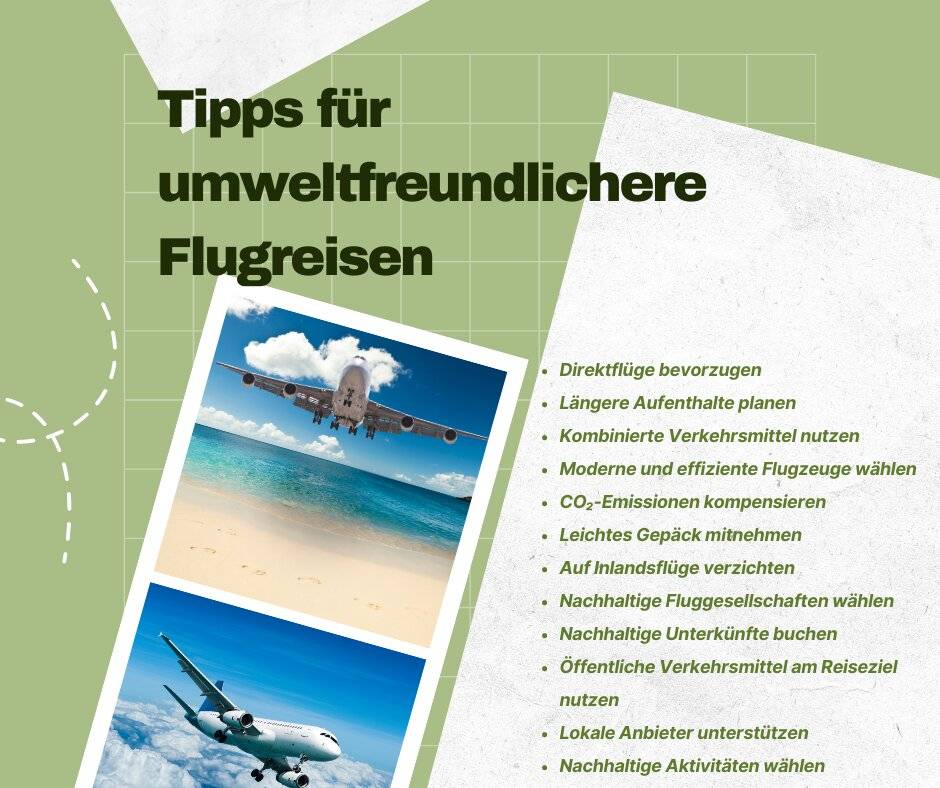 So fliegt man umweltfreundlicher