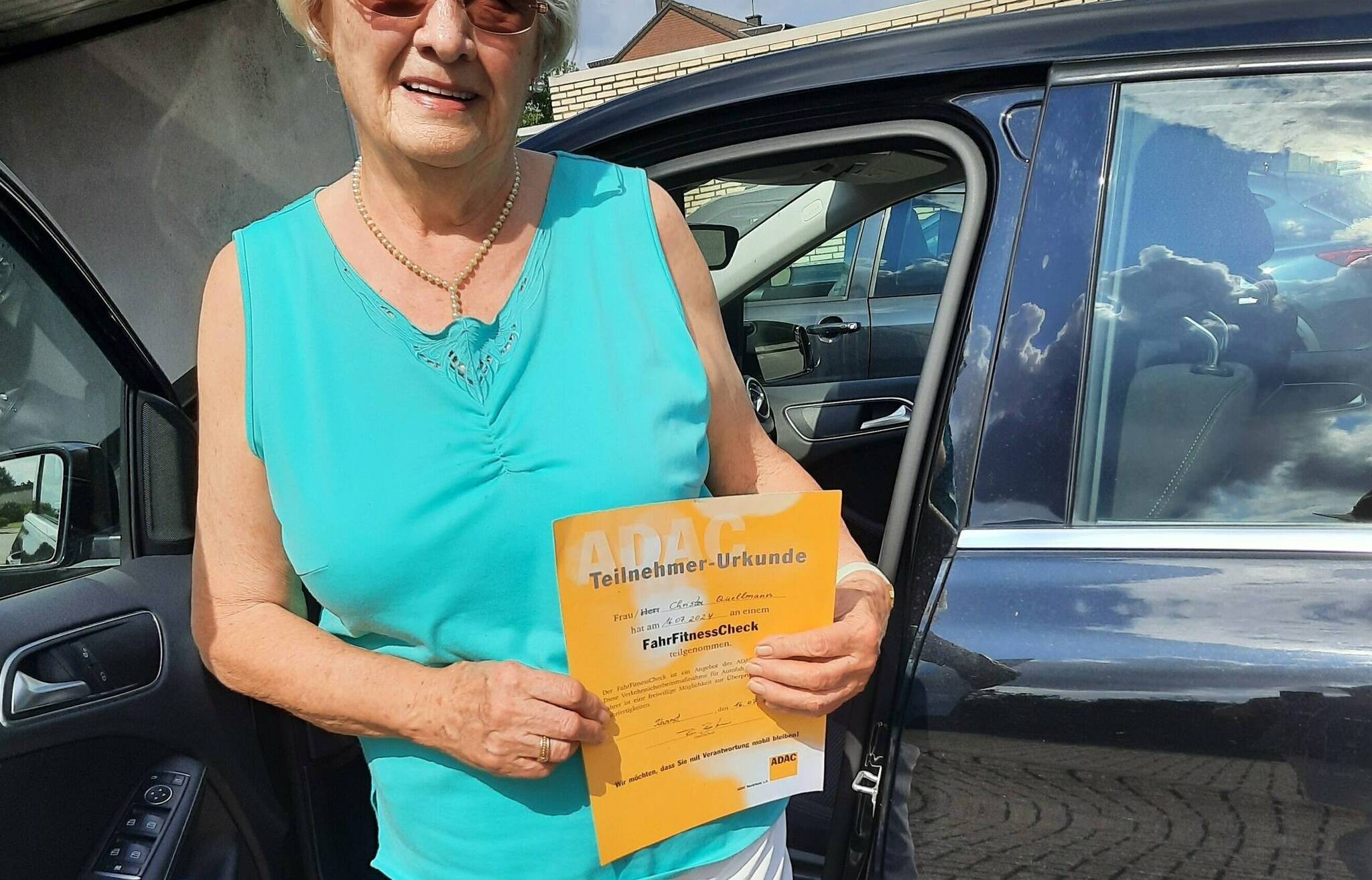 Christa Quellmann ist 85 und fährt