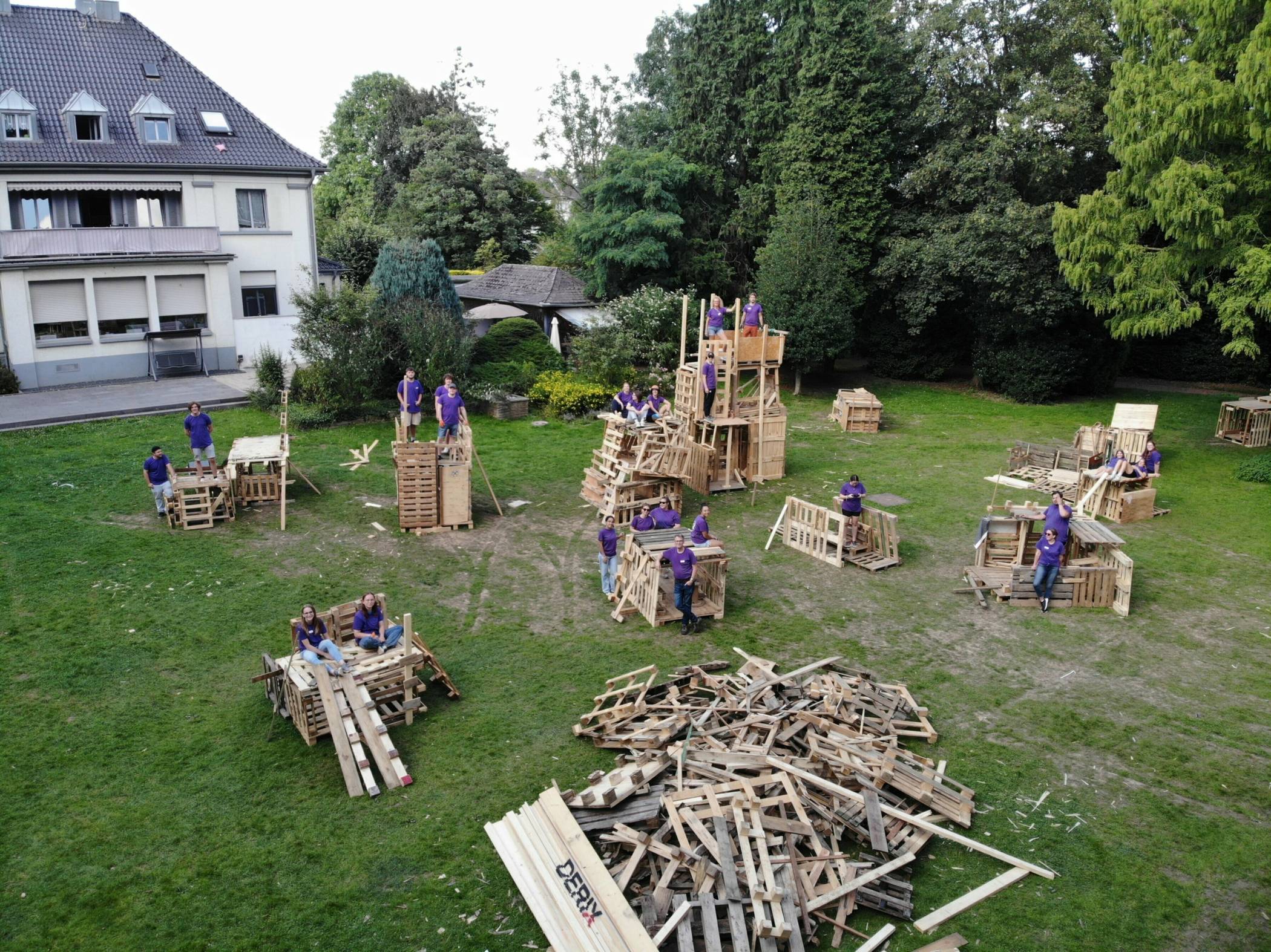 Nicht nur die Kids hatten Spaß bei der traditionellen Ferienaktion, sondern auch das Team aus Haupt- und Ehrenamtlern.