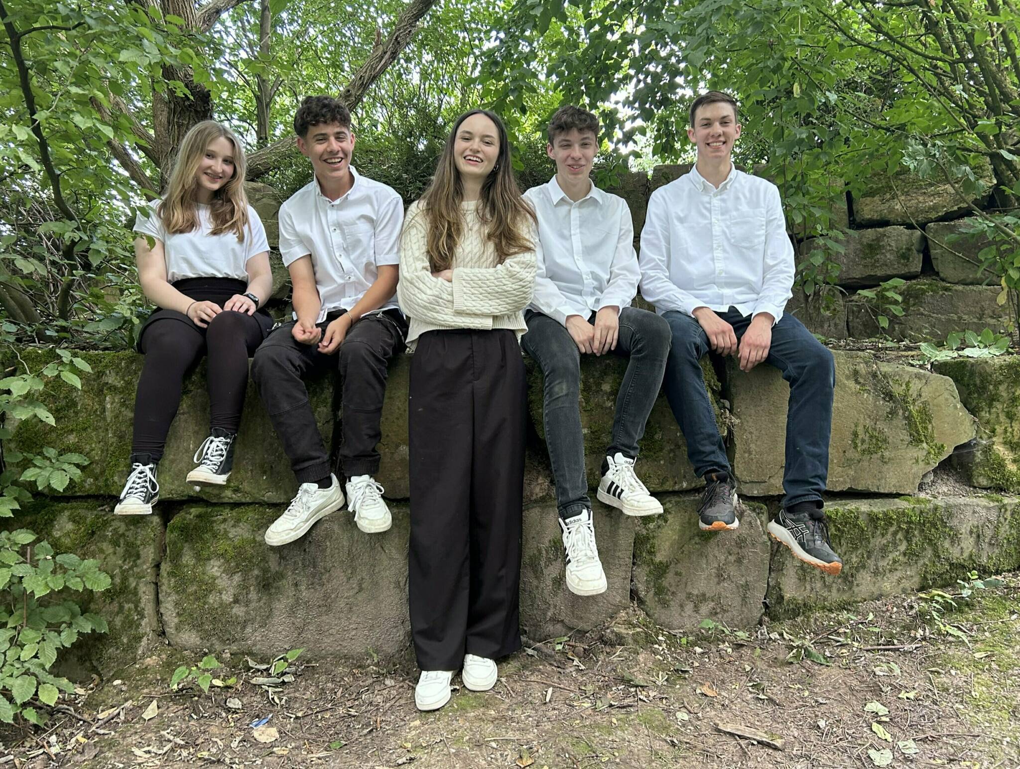Die Musiker der Schülerband „Five to Be“ des Gymnasiums Jüchen freuen sich schon jetzt auf ihren Auftritt bei der „Sommersause – Jüchens Stadtfest“.   