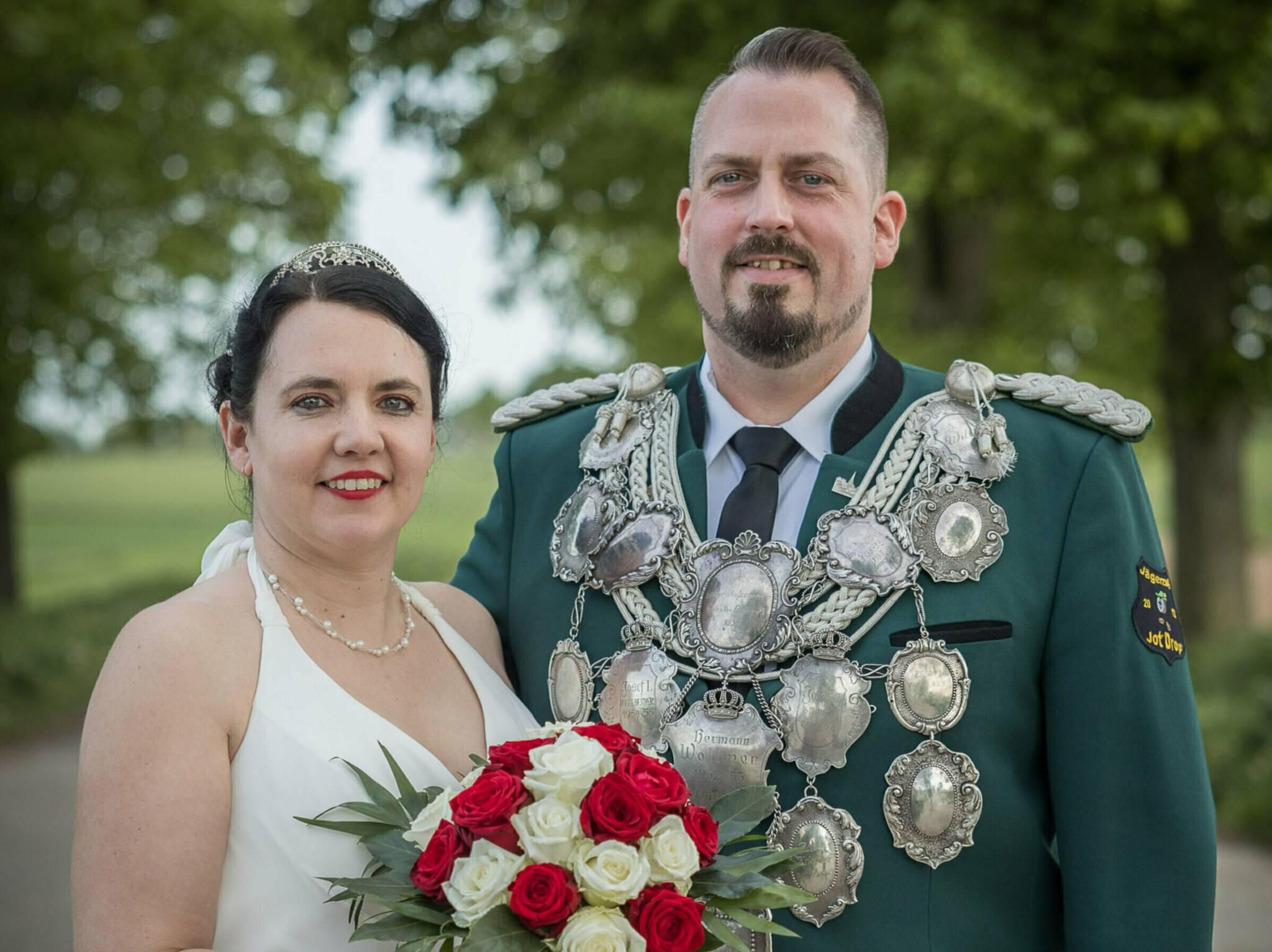 Königspaar Oliver I. und Sarah Opbroek.    