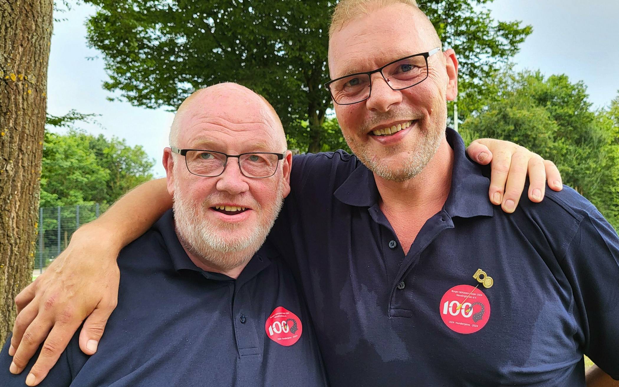 Neuer Adjutant Michael Berning (links) an der Seite von Oberst Schrörs (rechts)