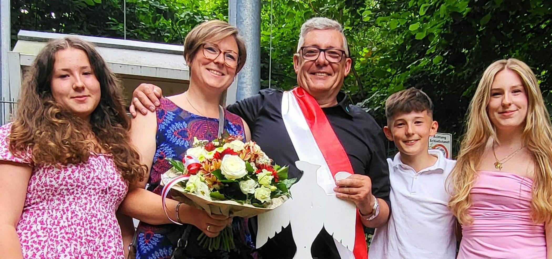 Miguel Coro Garcia Ernennung zum Kronprinzen 2024 M Kronprinz der Jungen Schützen Emil Loquingen