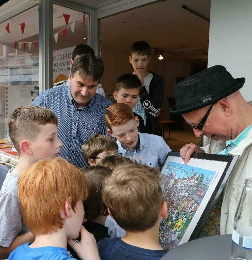 Grevenbroichs Schützen-Wimmelbilder als Buch?