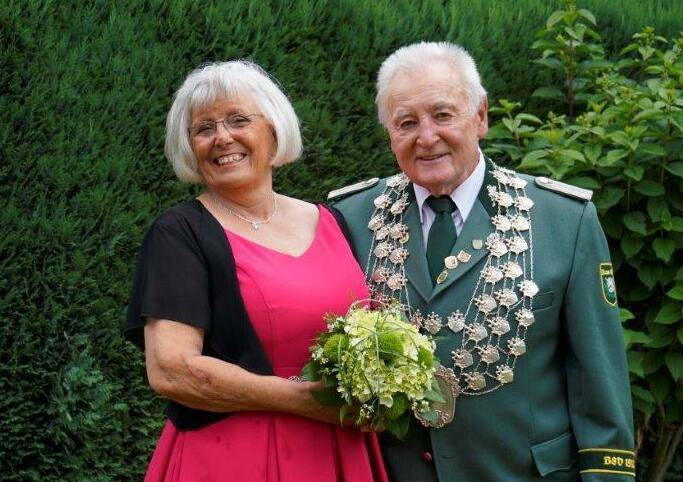 Schützenkönig Adi Schneider und Königin Anne