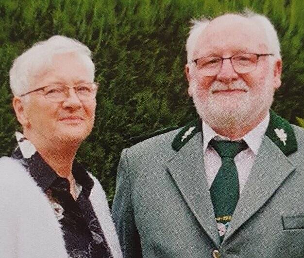 Das Adjutantenpaar Hubert und Ulla Esser.