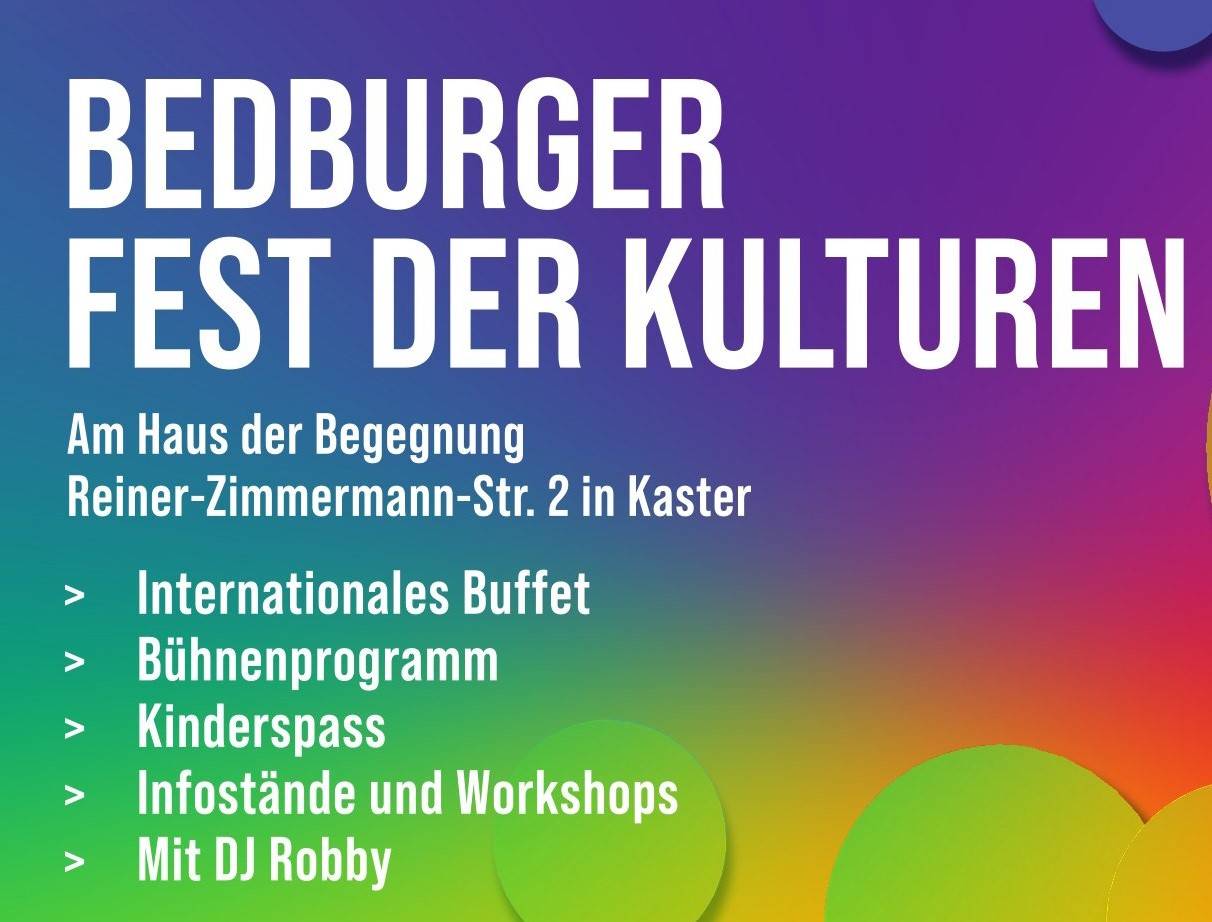 Das Bedburger "Fest der Kulturen" am 22. September