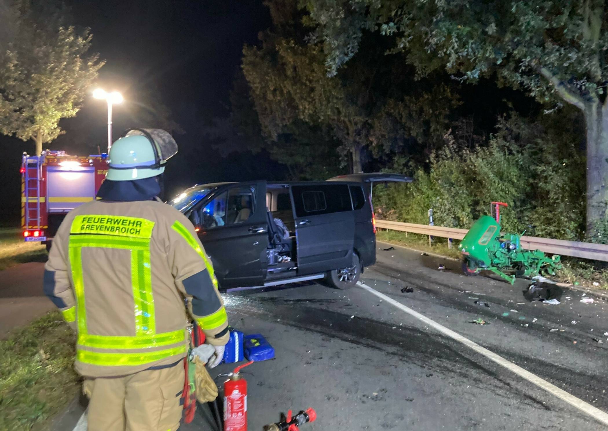 Drei Verletzte bei Verkehrsunfall in der Nähe von Barrenstein.