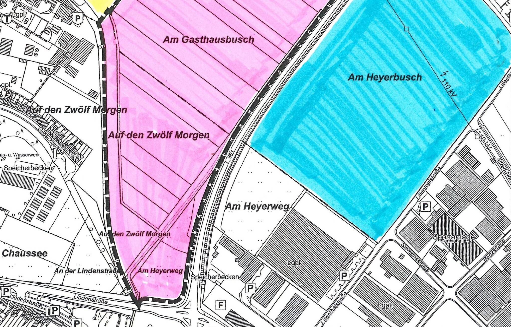 Hier könnte das Hyperscale-Rechenzentrum am "Gasthausbusch"