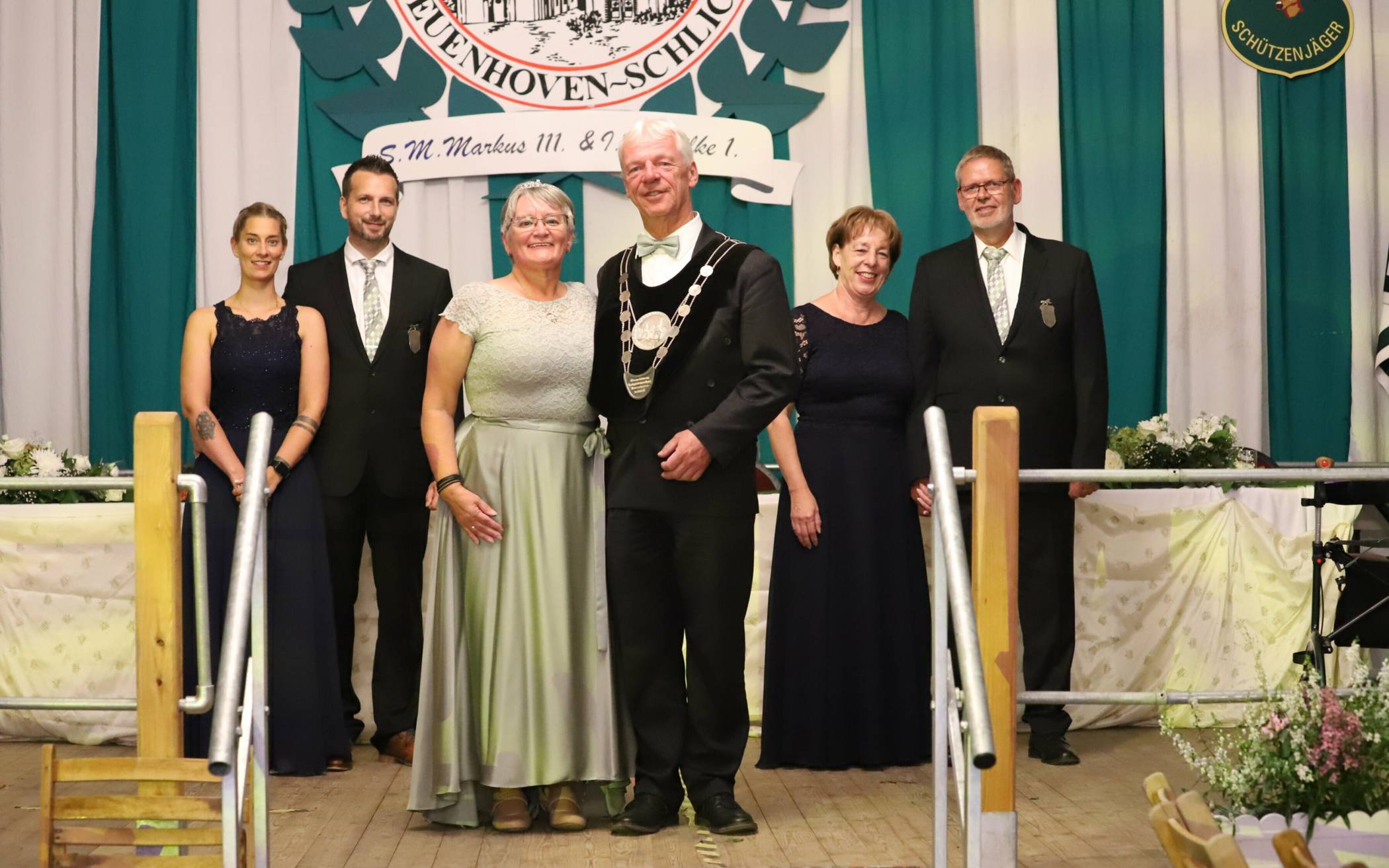 Königspaar Frank und Birgit Schulze samt
