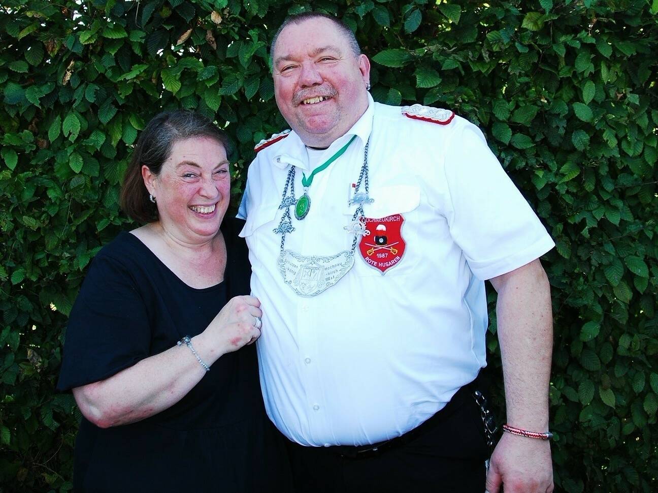 Das Kronprinzenpaar Mark und Angela Jensch.