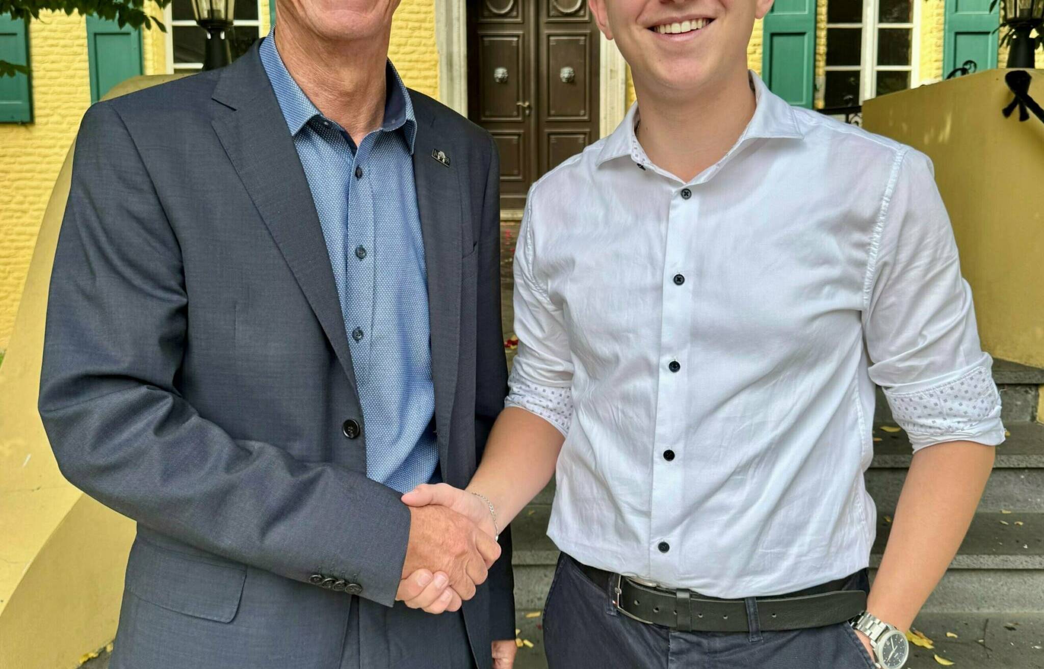 Bürgermeister Harald Zillikens (l.) und CDU-Parteivorsitzender